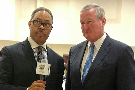 Rev. Dr. Alyn Waller and Mayor Jim Kenney (Photo: Enon Tabernacle Baptist Church and Office of the Sheriff)