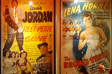 On the wall in Beverly’s home movie posters of Black films. (Photo: Courtesy of Beverly Richards)