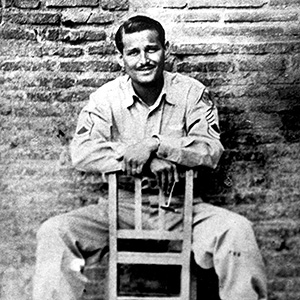 Norman Lear during his army days.