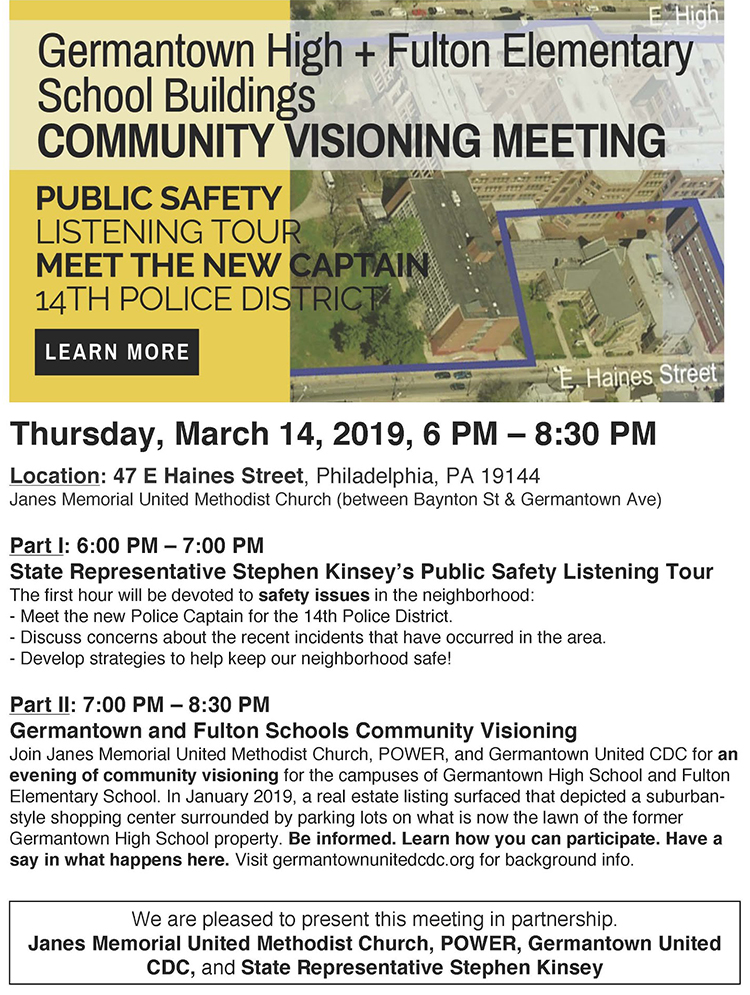 Public Safety and Germantown/Fulton Schools The Philadelphia Sunday Sun